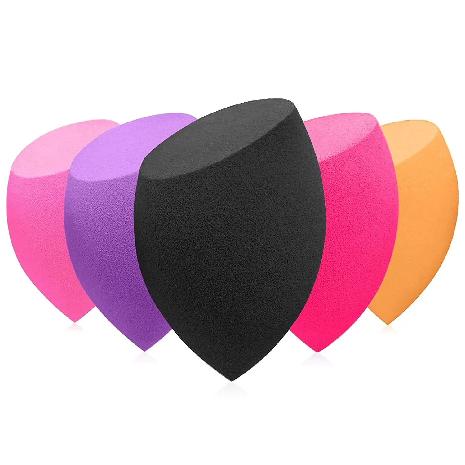 Amazon Best Seller 5pcs Makeup Sponge Set Multi Color Hydrophilic Polyurethane Beauty Eggs Makeup Blender beauty supplies
