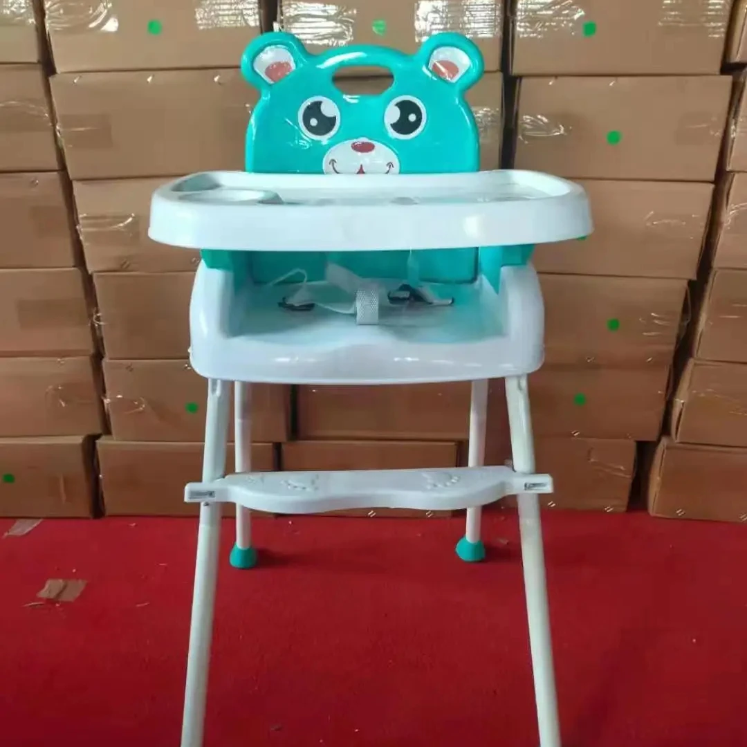 Portable Baby Dining Chair with Safety Materials / Wholesale Kids High Chair with Detachable Dining Plate