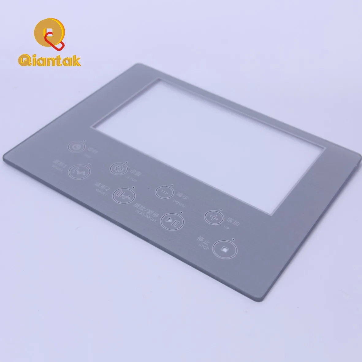 High Quality Silk Sreen Printing Custom Touch Control Screen Switch Acrylic Front Panel