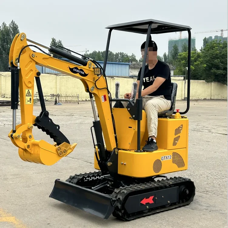 ANTS Factory mini excavator electric small crawler digger 1 ton with cabin for sale