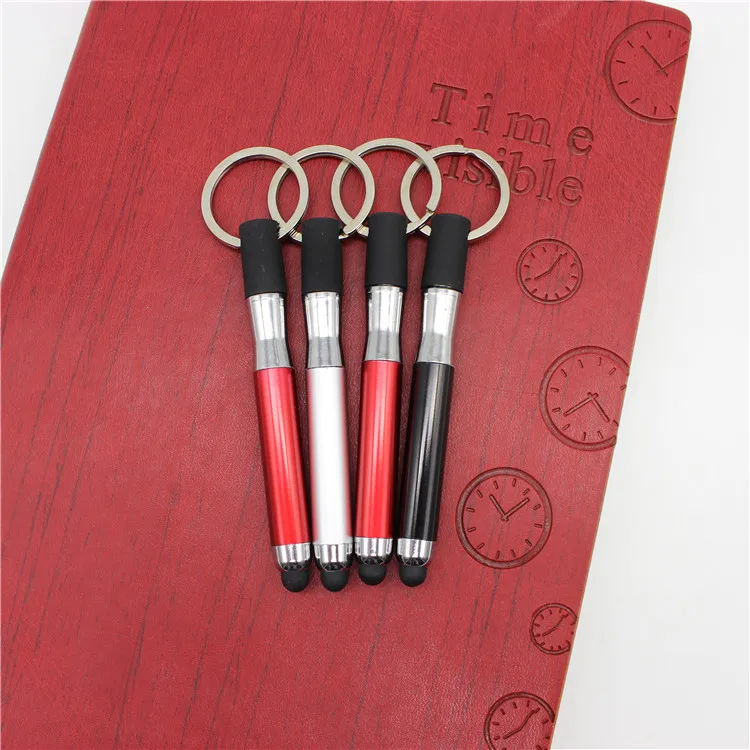 touch pen phone pen key chain Mini ballpoint pen