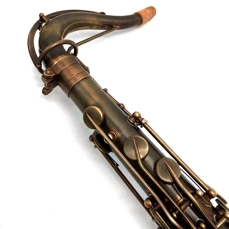 Popular market selling good sound red antique copper tenor saxophone