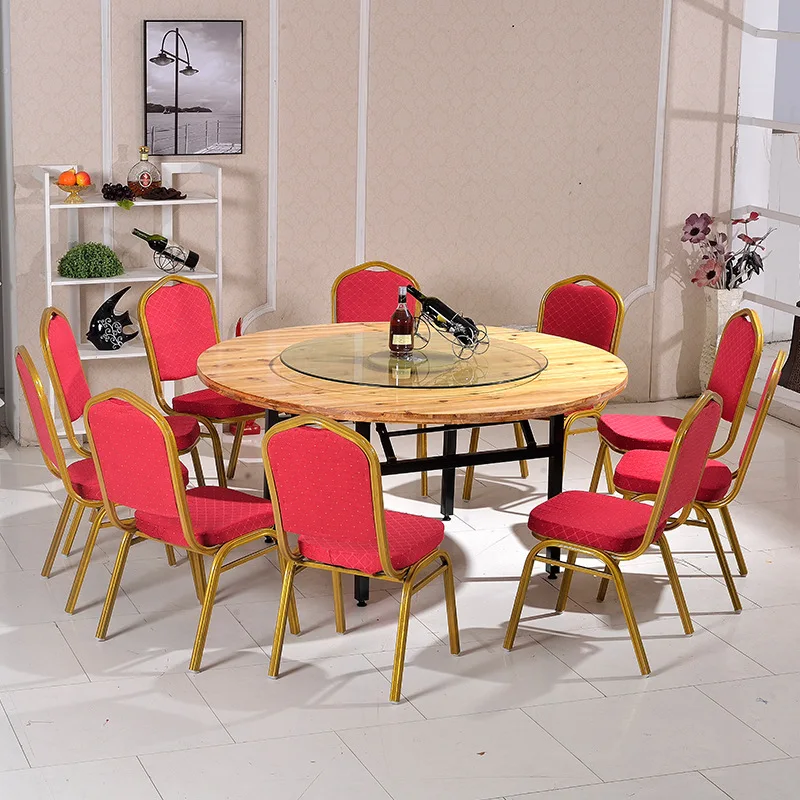 Southeast Asia popular common style hotel banquet dining room aluminum alloy upholstered