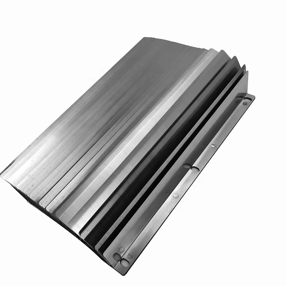 CNC Armoured Telescopic  steel  bellows cover  guard way cover