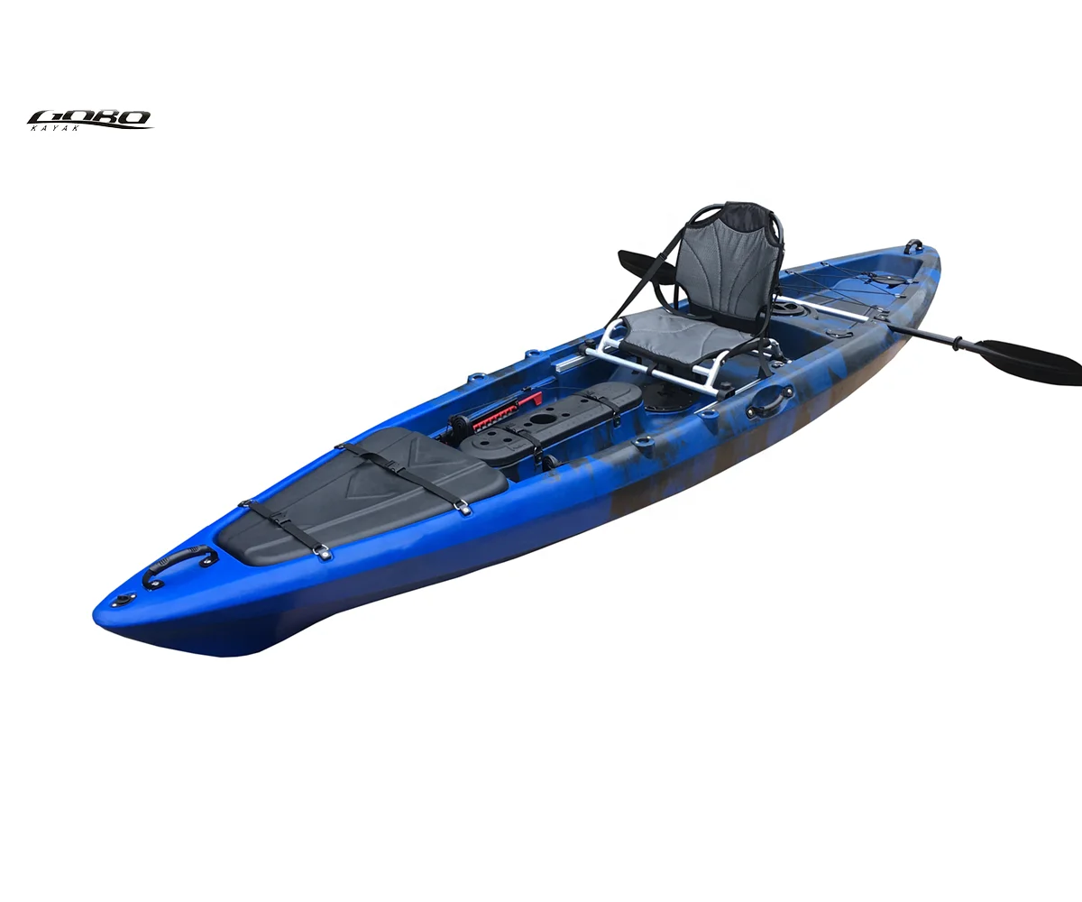 single fishing kayak with pedals