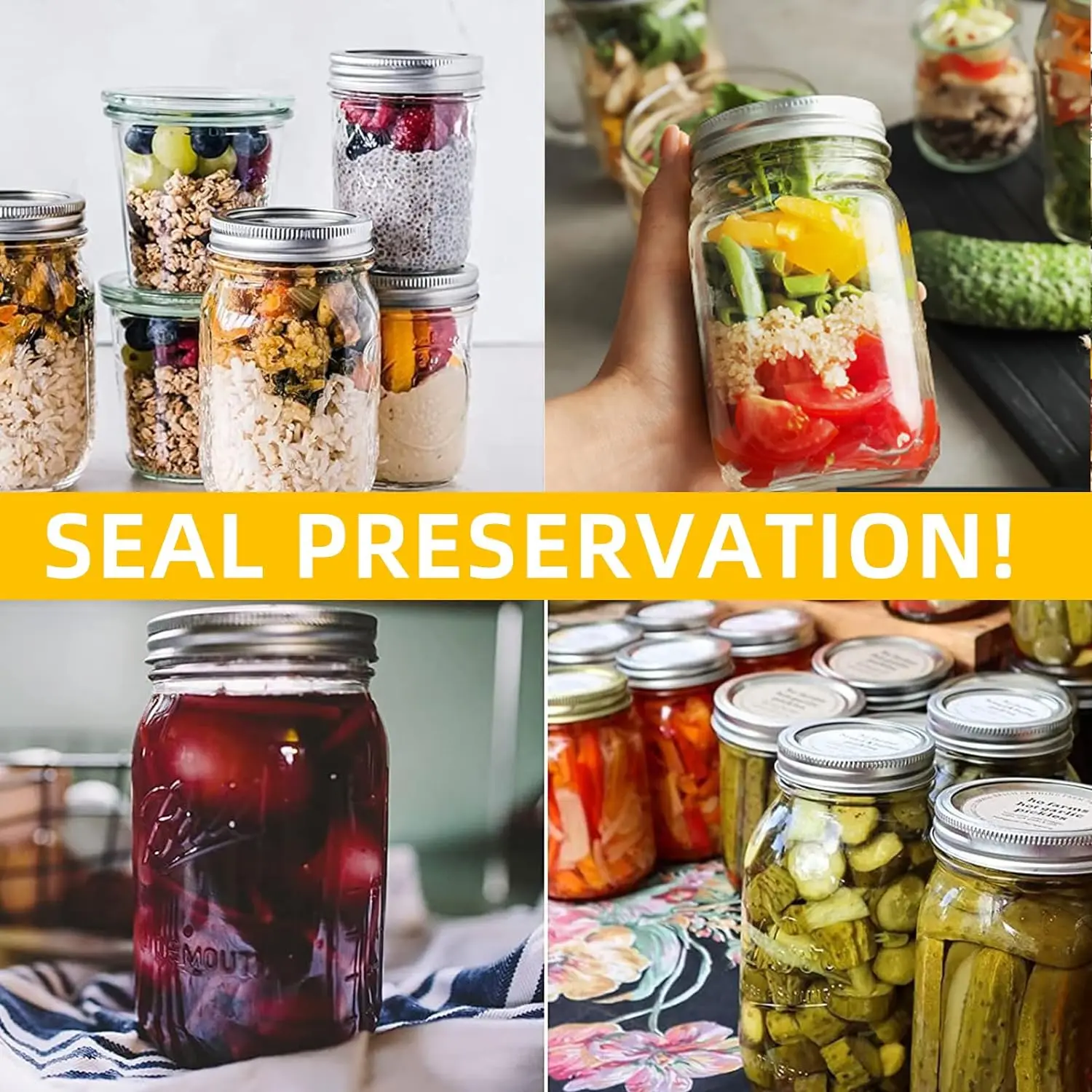 Electric mason jar vacuum sealer Kit Jar Vacuum Sealer for Canning Jars, Vacuum Sealing Machine for Food Storage