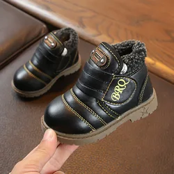 Зимняя Теплая обувь Детские Утепленные зимние сапоги с мехом