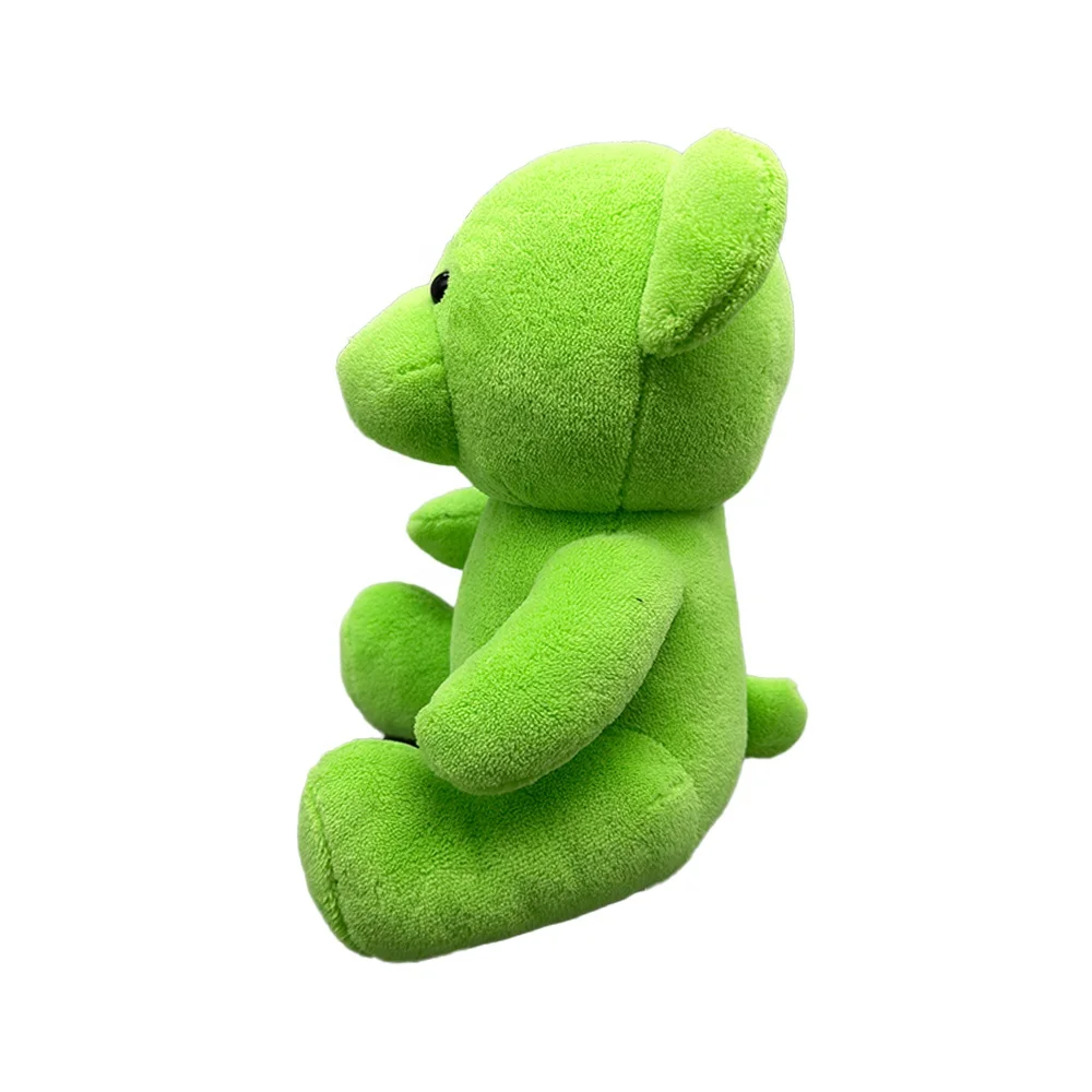 Custom Design Unique Light Green 25cm Bears Stuffed Animal Soft Doll Bear Plush Toy