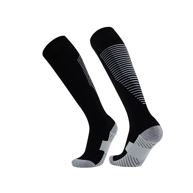 HOSTARON Custom Made Socks High Quality Running Cycle Athletic Socks Football Anti Slip Grip Soccer Men Sports Socks