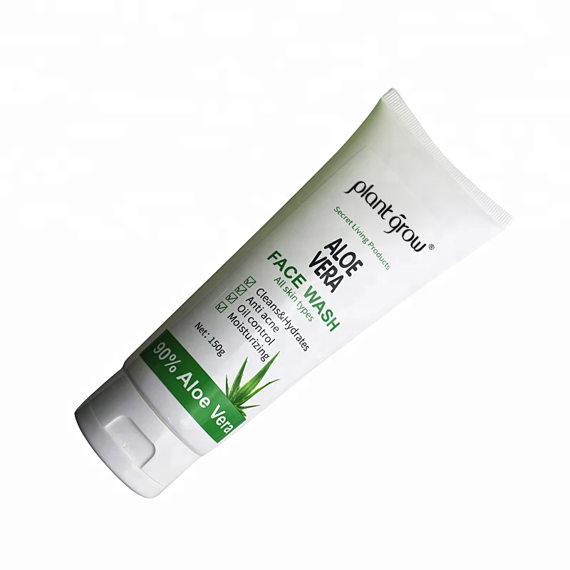 
OEM private label korean aloe vera face clear cleaning imitate wash bright deeply cleansing gel facial cream cleanser 
