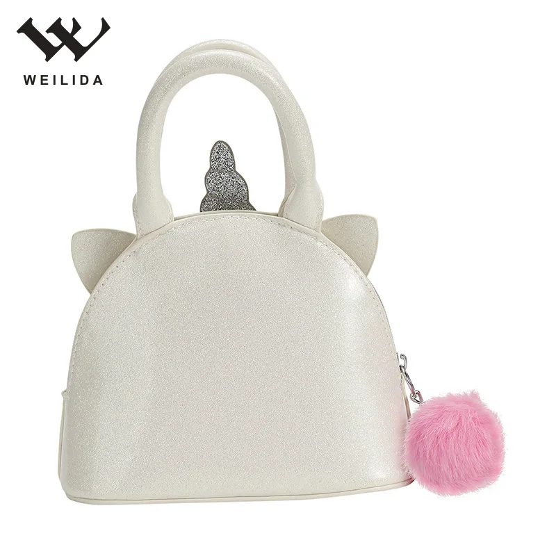 Fashion Shiny Glitter Sequin Hand Bag Girls Children Kids Mini Pillow Handbags