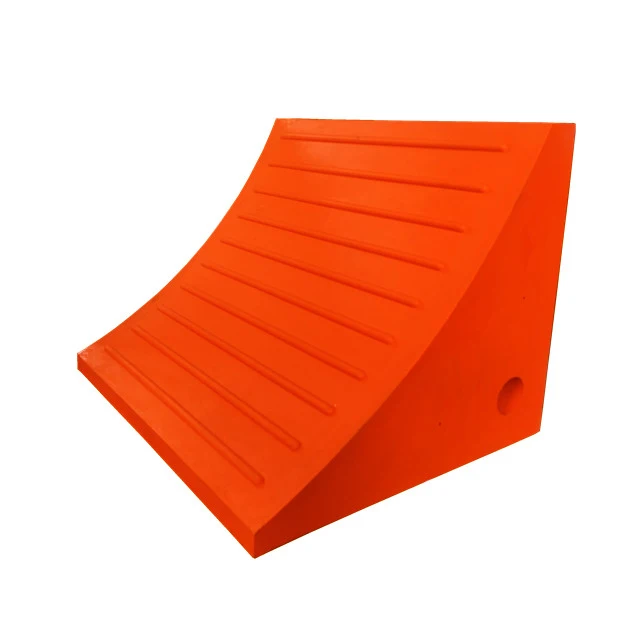 Truck wheel stopper 60 ton Load 6kg Weight PU Foam Car Vehicle RV Trailer Polyurethane Urethane Wheel Chock