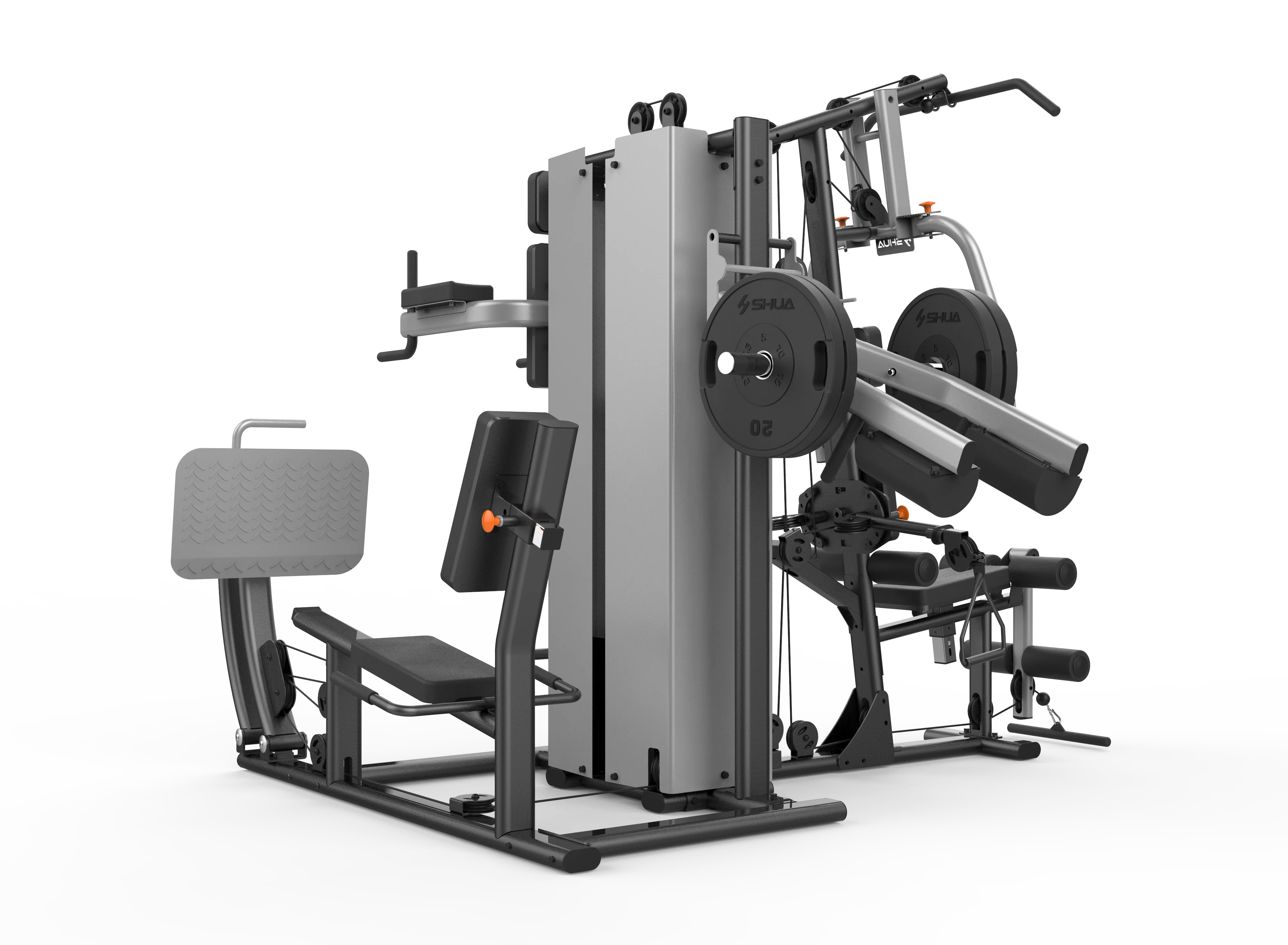 SHUA SH-G5205 Multiple Station Gym and home fitness equipment 4- stations equipment supplier and manufacturer