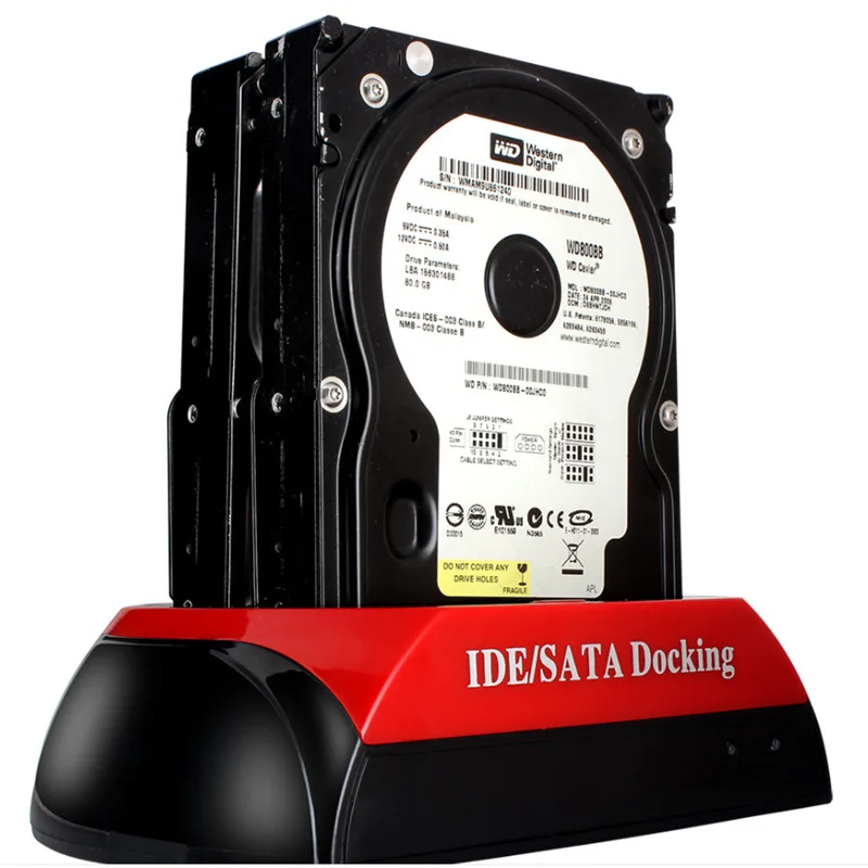 Двойной интерфейс USB для IDE/SATA многофункциональный жесткий диск Док-станция 2 5/3 5-дюймовый корпус мобильного жесткого