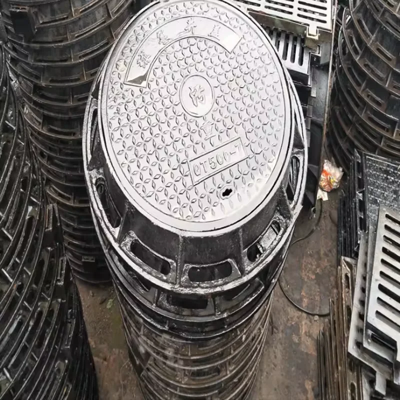 EN124 A15 B125 C250 D400 Frame Di Manhole Cover 800*800 Ductile Iron Manhole Cover for Water Supply
