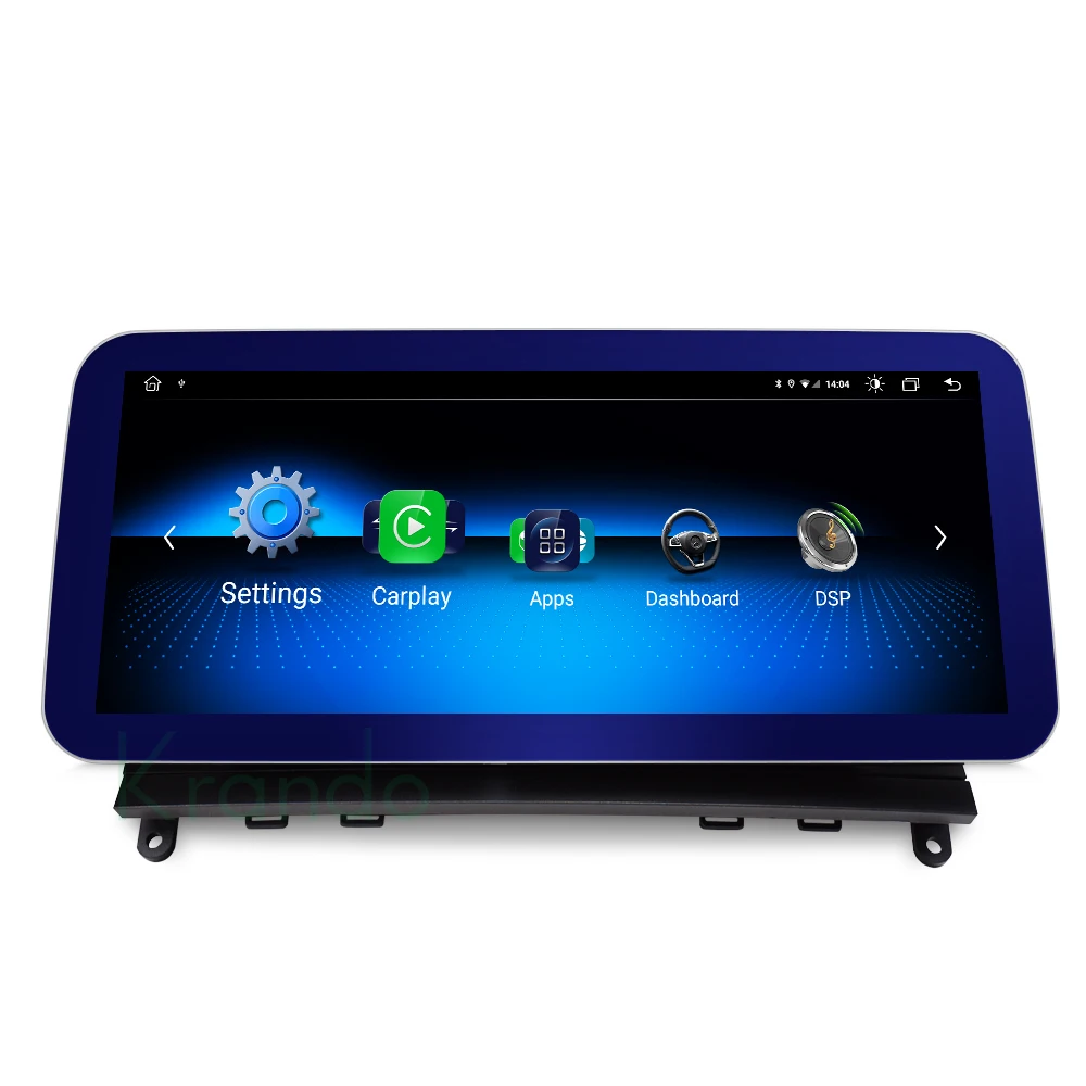  Автомобильная магнитола Krando Android 10 0 25 'Blue Ray 4G 64B аудио GPS для Mercedes BENZ C W204 C180 C200 C220 2008-2014 NTG 4