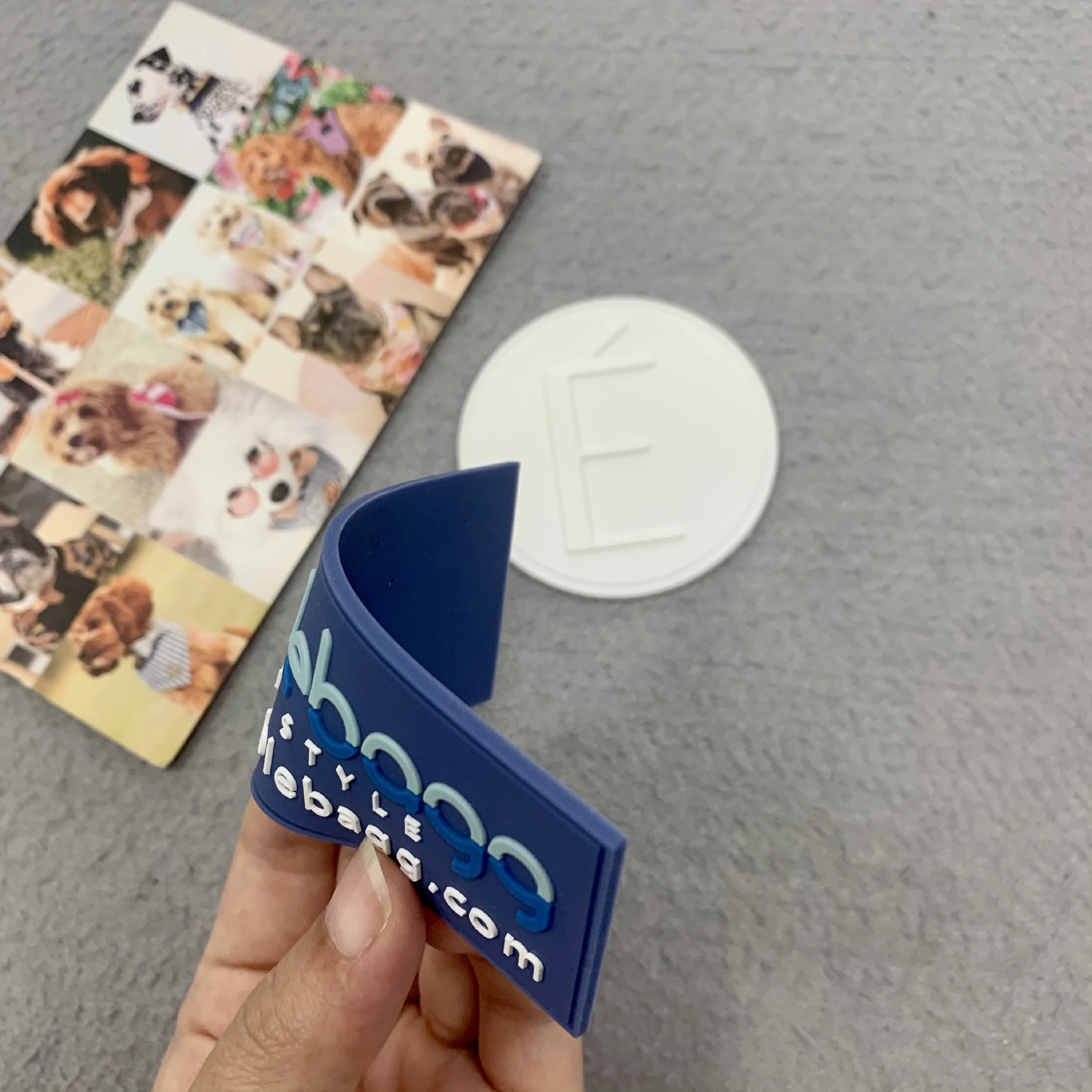 Clothing 3D Silicone Label Rubber Patches Sewing On Clothes 3d Silicone Printing Labels For Garment