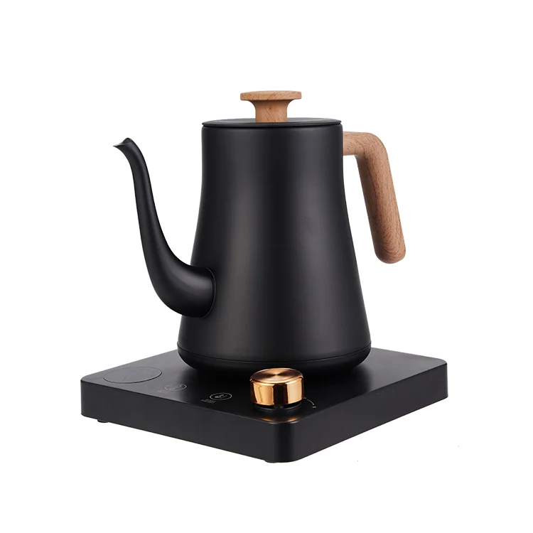 Electric Gooseneck kettle 1L stainless steel teapot Gooseneck pouring kettle