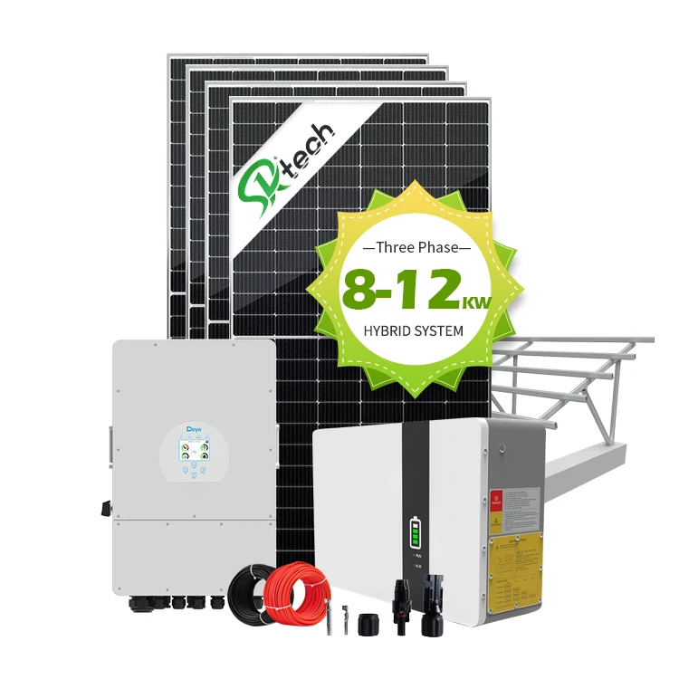 Rechargeable  energy system solar hybrid 10 kw solar system 3 phase solar panels kit with long warranty