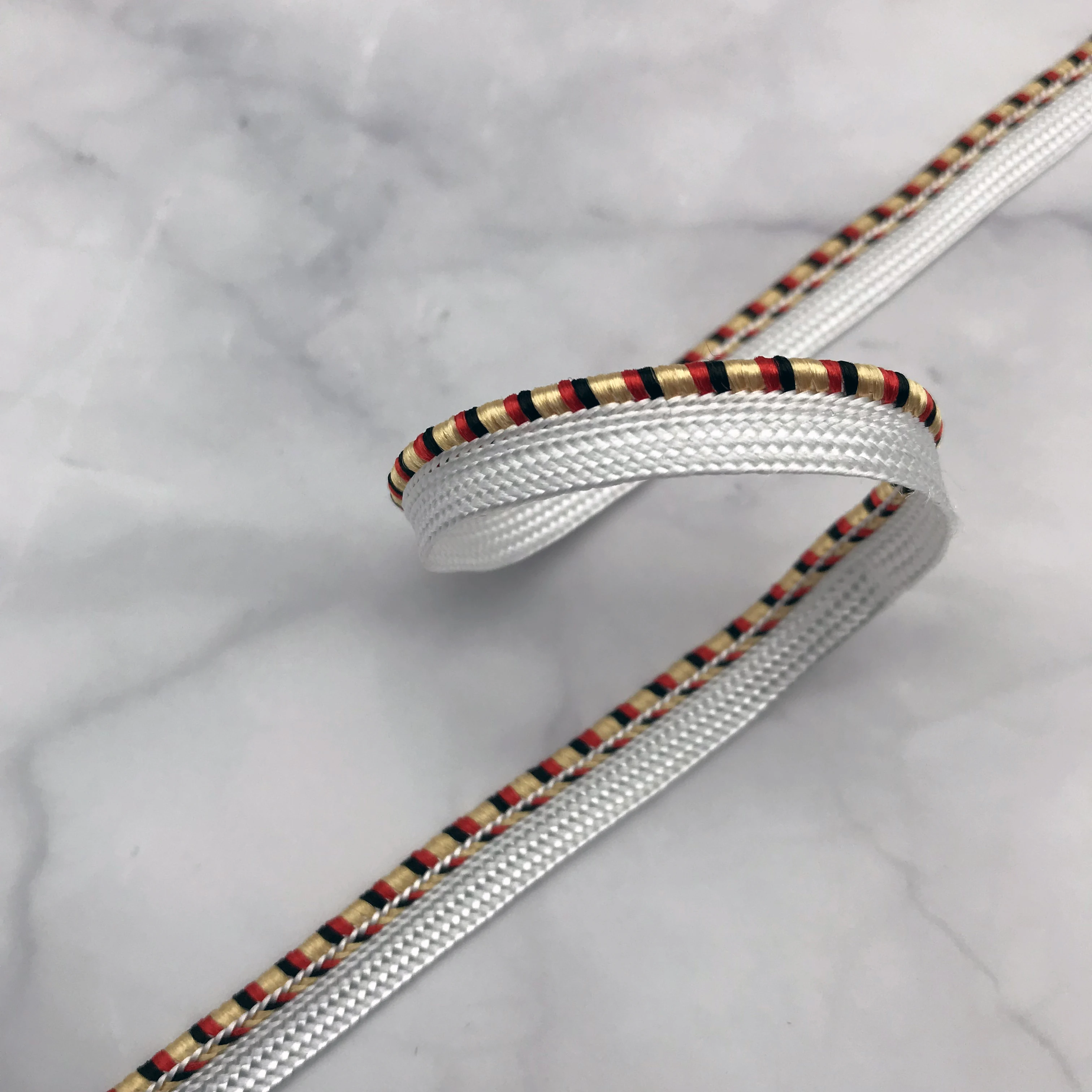 
2019 new arrival 8mm polyester piping webbing cord for bags 