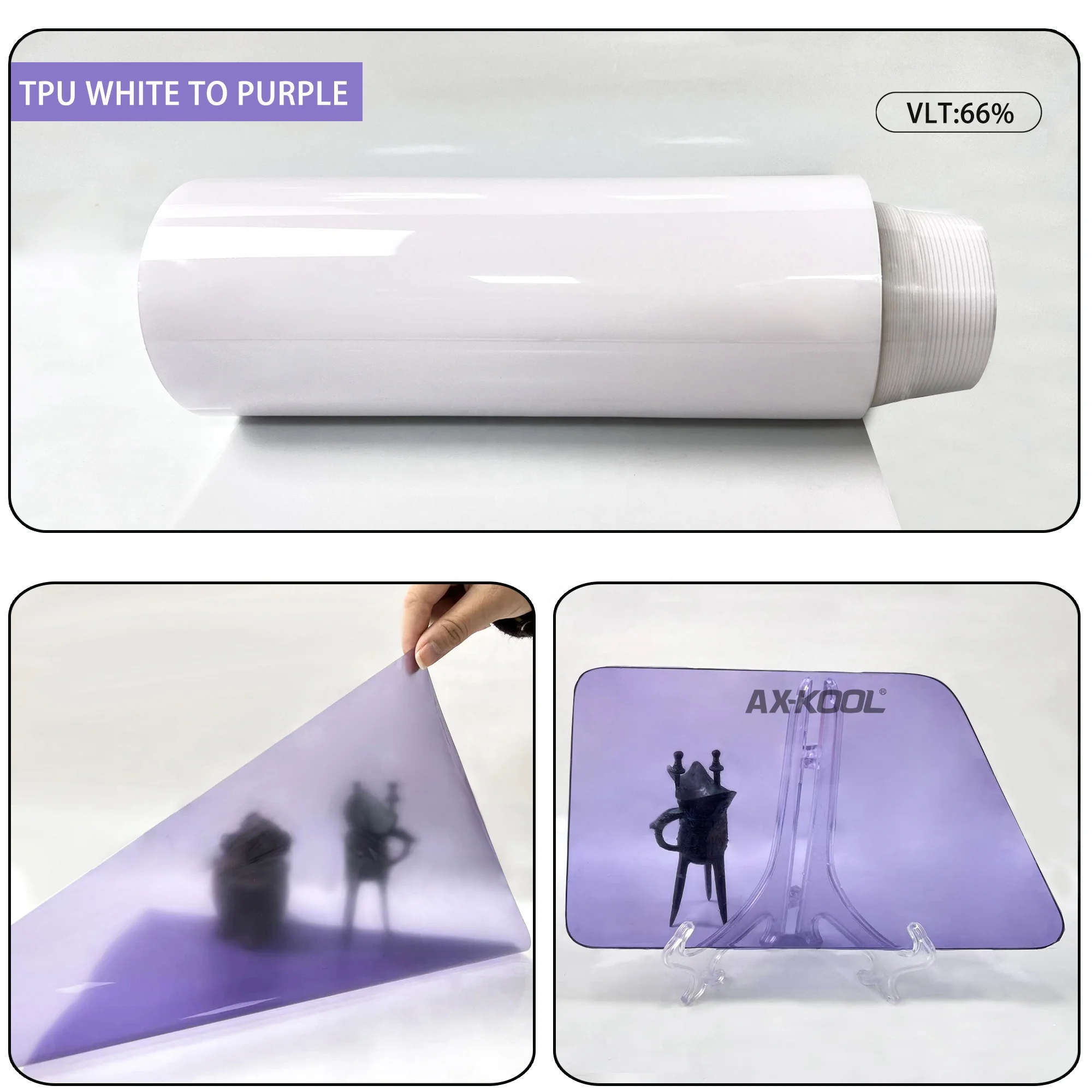 0.3*15m Smartcool Photochromic Headlight Automobile Tail Light Led Lamp Film Car Wrap Headlight Film