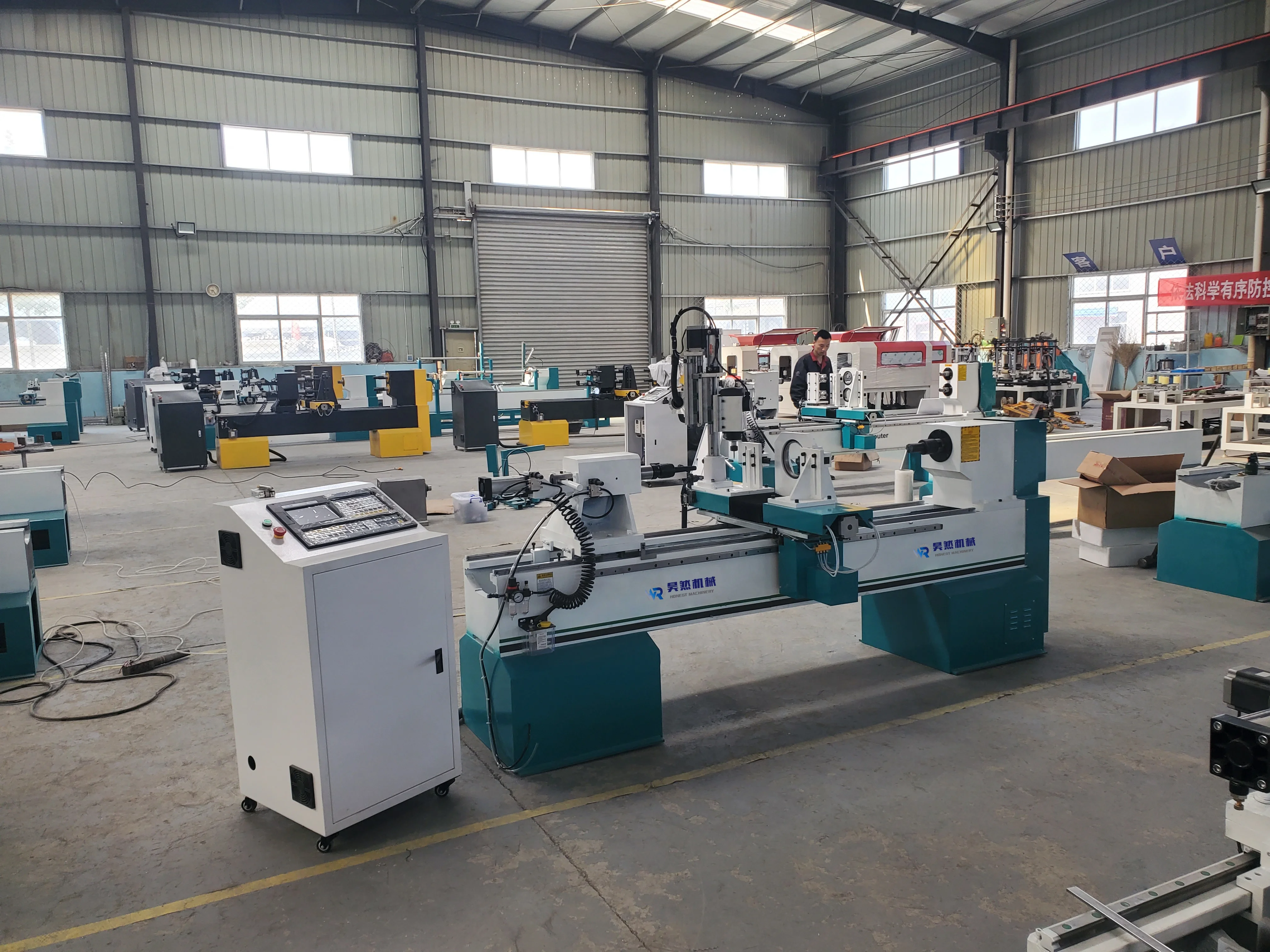 1530  Woodworking Machine Cnc Wood Lathe Variable Speed CNC Wood Working Turning Lathe Machine