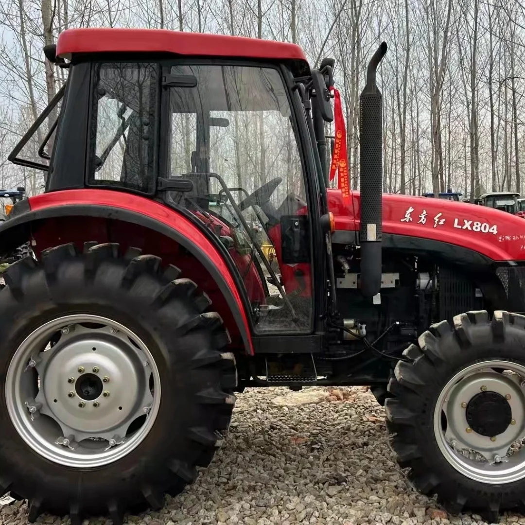 used tractor 4x4wd   YTO 804 80HP high quality fefurbished  agricultural machinery  wheel farm fairly used tractors