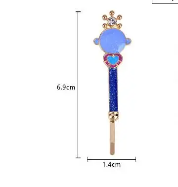 wholesale fashion girls crystal hair clips metal hair clips bling hair clips for women girls accessories