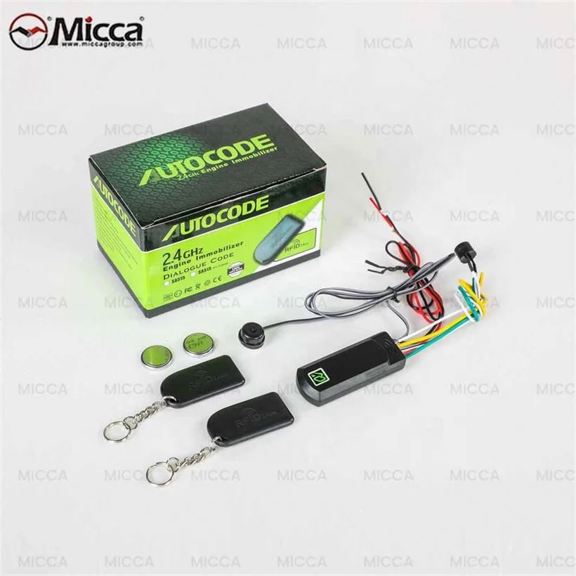 Universal 12V Auto Intelligent Secret Lock Anti-Theft Device 2.4Ghz Rfid Engine Lock Intelligent Auto Anti-Theft Car Immobilizer