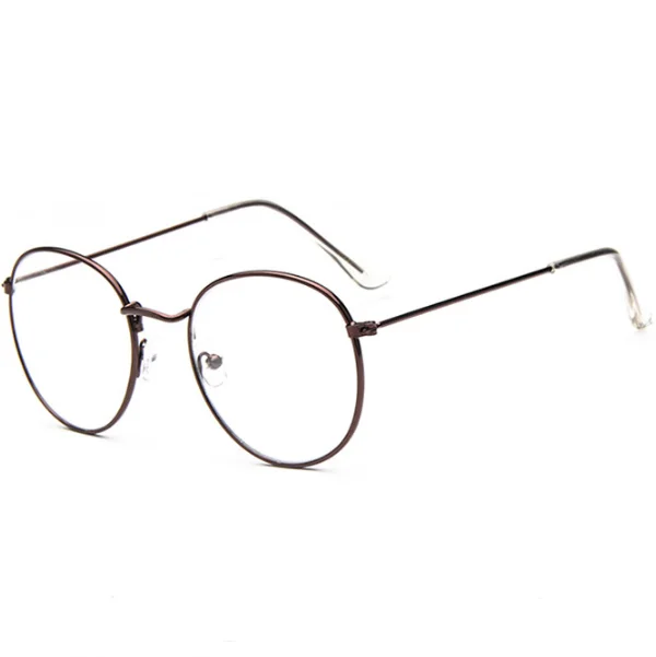 Men Women Anti Blue Ray Eyewear Blue Light Blocking Optical Eye Spectacle UV Blocking Gaming Round Eyeglasses