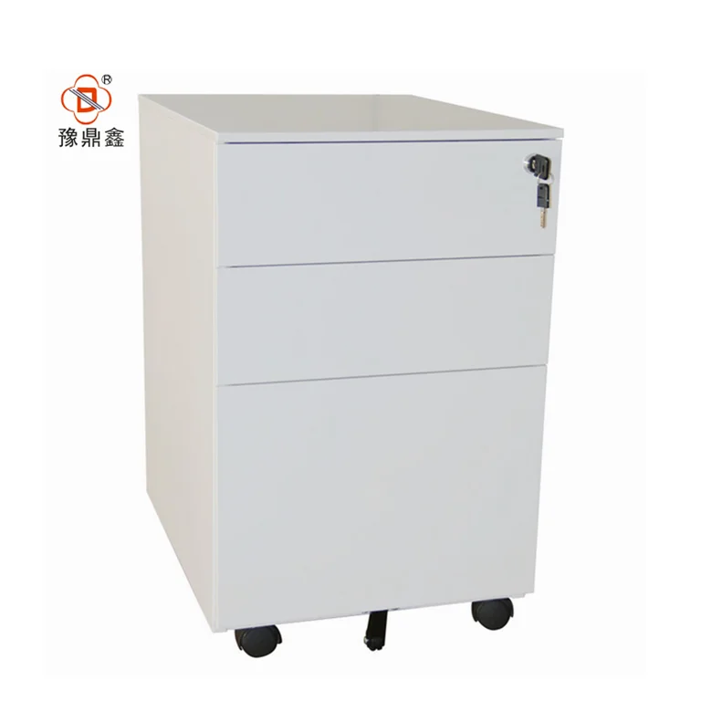 3 Drawer Metal Mobile Pedestal Movable File Cabinet