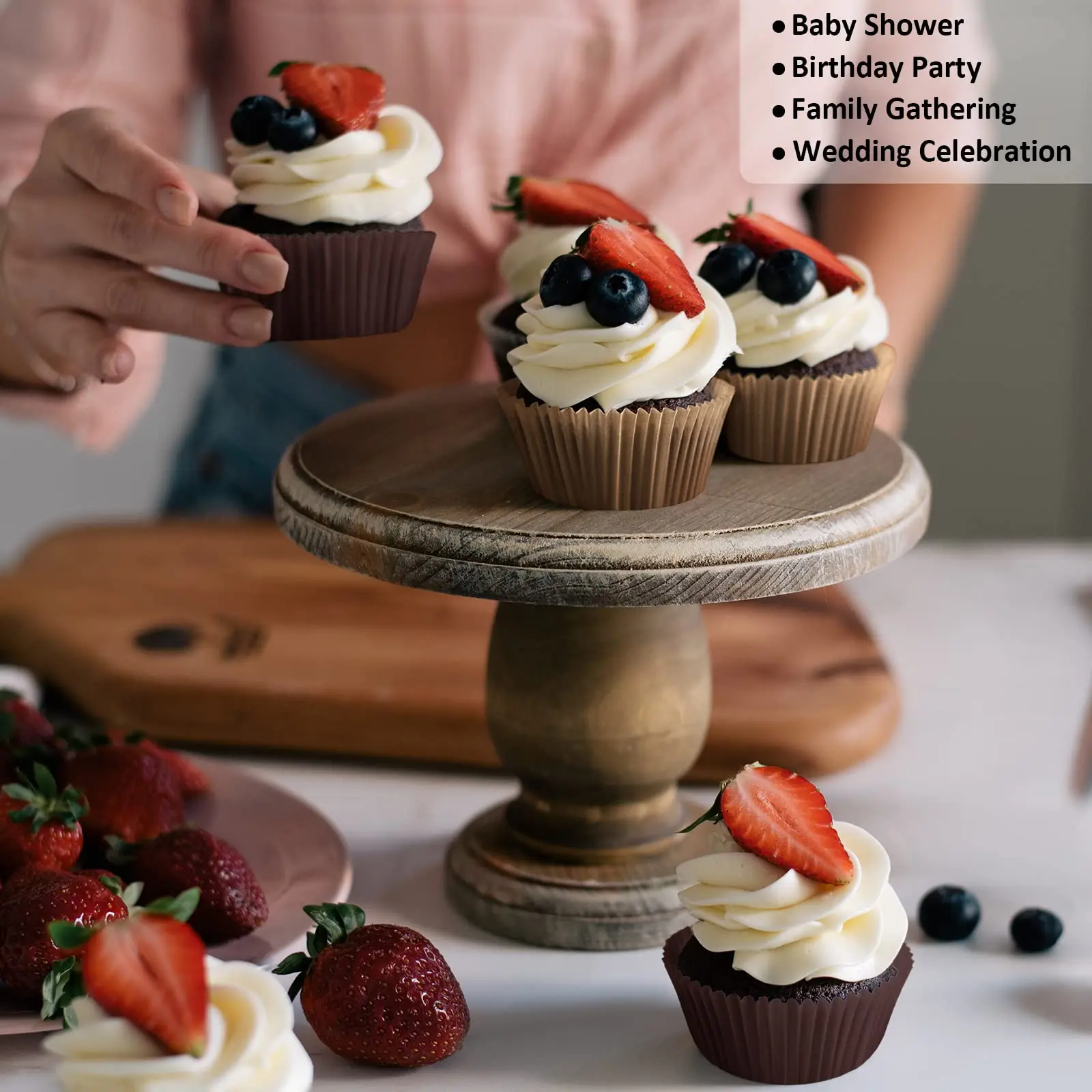 Custom Printed Paper Cupcake Liners  Baking Cups Premium Mini Disposable Capacillo Container 5cm Moldes  Muffin Cups Cake Liners