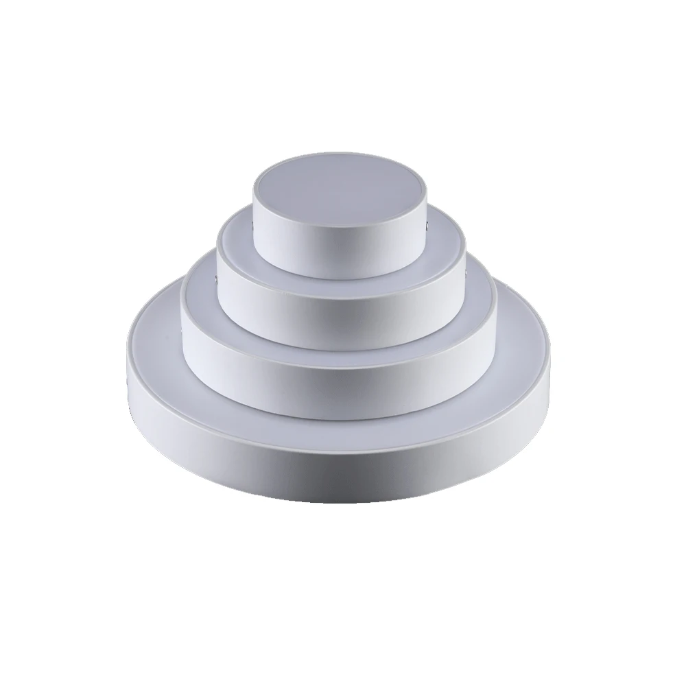 Best Price Surface Mounted Office Narrow Frame Led Round Aluminum Ceiling Lanp 18w 24w 36w 48w Smd Led Panel Light