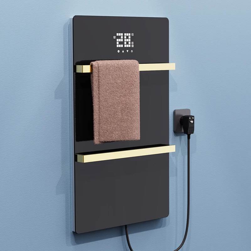 FAAO Indoor Clothes Dryer Bathroom Towel Drying Rack Electric Heated Towel Rail Towel Warmer