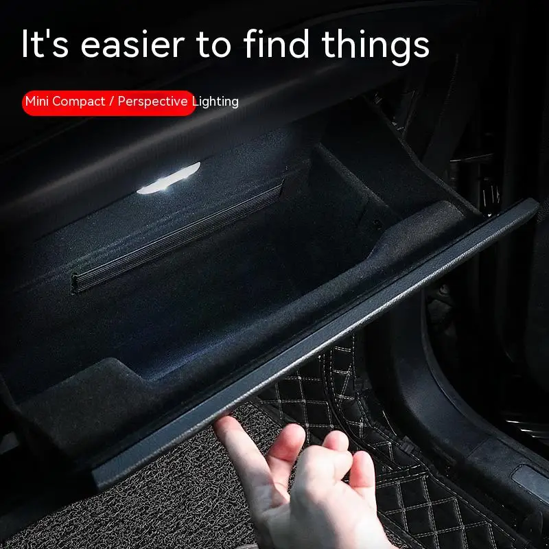 Car Interior Led Sensor Light Multicolor Usb Rechargeable Touch Switch Light  Wireless Ambient Lamp Night Car Interior Light