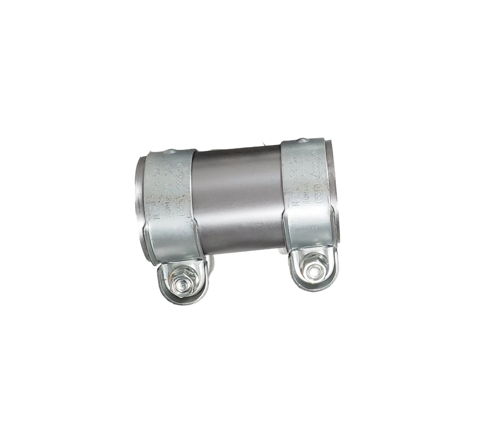 Universal 304SS Stainless Steel 125mm Galvanized Steel Exhaust Muffler Pipe Clamp Jointing Exhaust Muffler Pipe Band Clamp