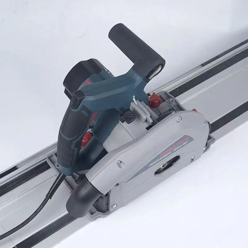 AKX Circular Track Saw With 165mm Blade Diameter For Precision Wood Cutting Electric 1200w Oem Cutting Machine Circular Saw