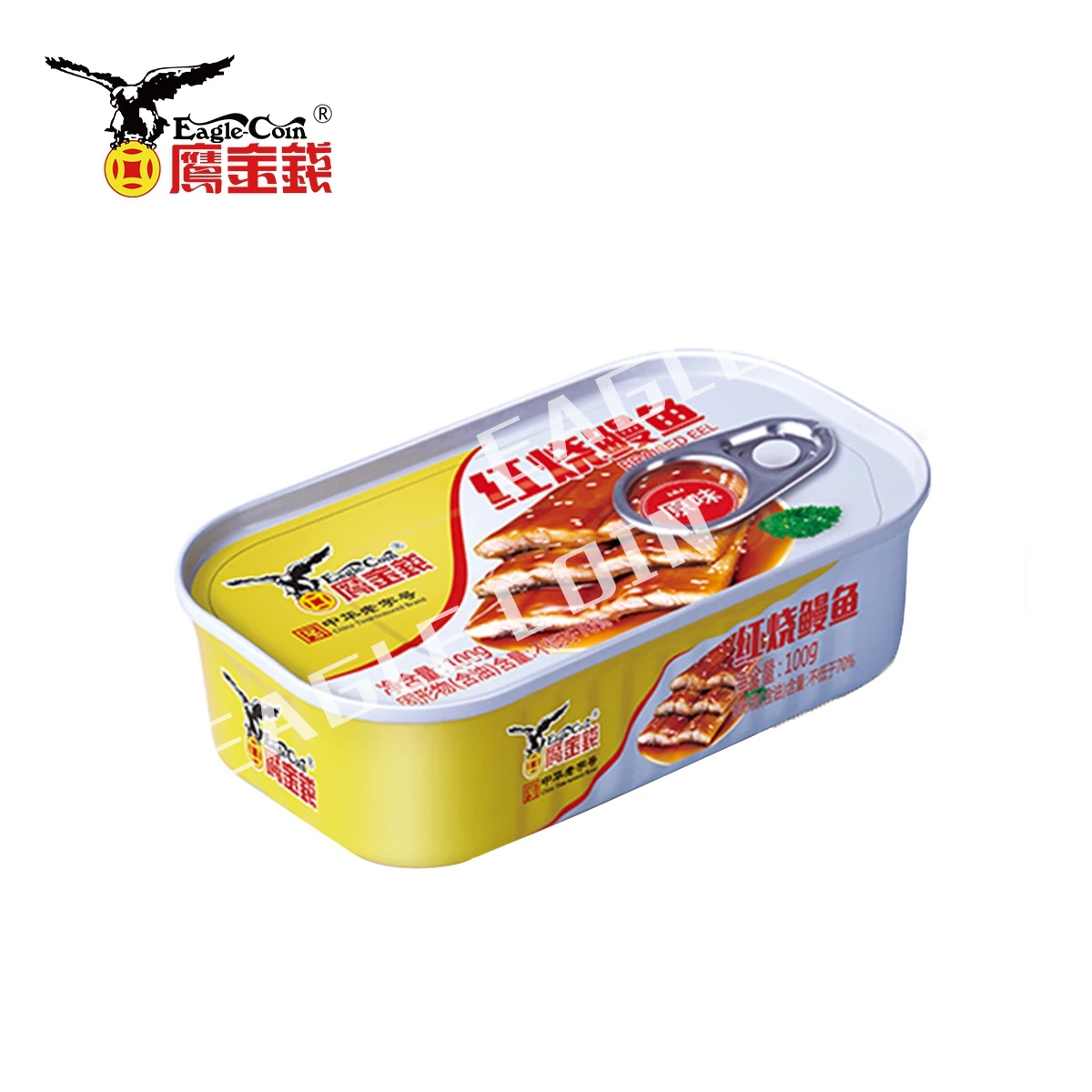 Portable Original Flavour Canned Braised Eel 100g for Travel and Home