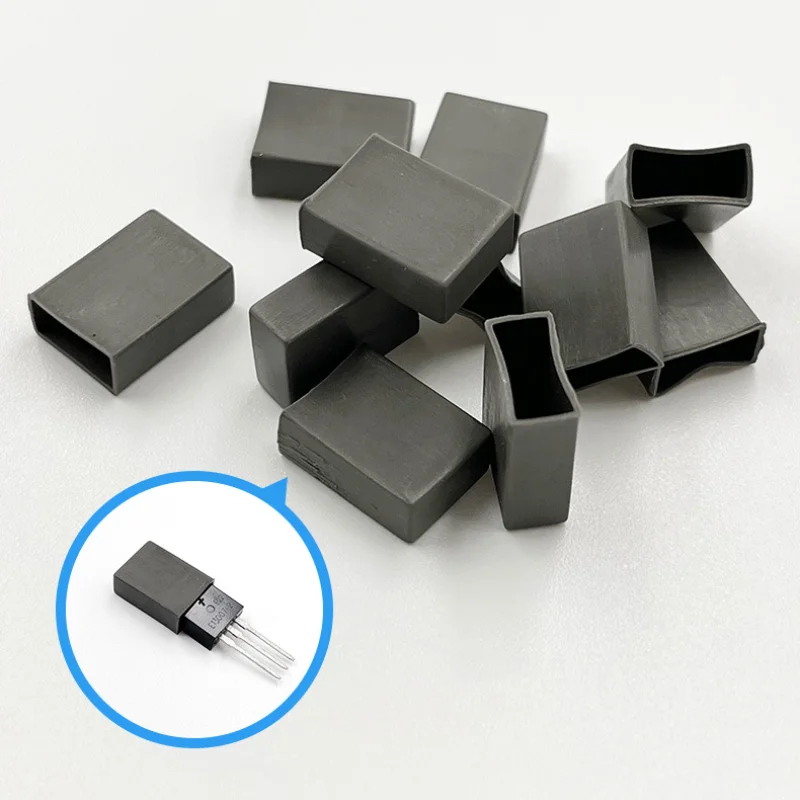 TO-220 / TO-3P High Thermal Conductivity Electric Insulation Silicone Rubber Silicone cover