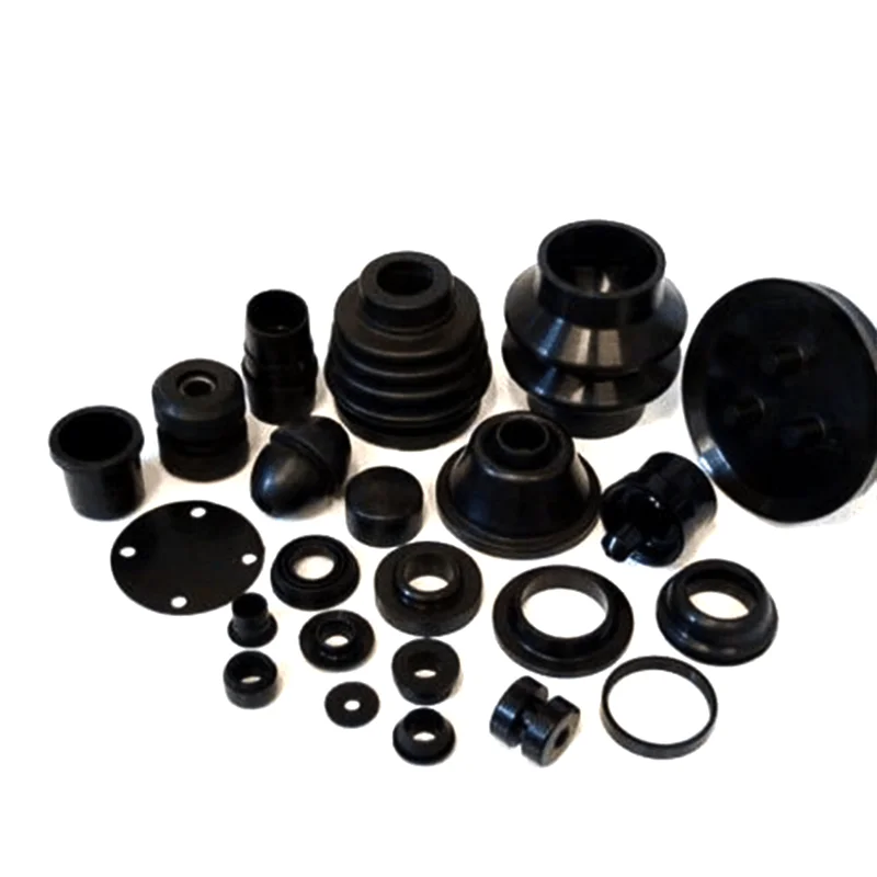 Vulcanized Moulded Silicone Rubber Bushing Custom EPDM NBR Rubber Products Rubber Parts