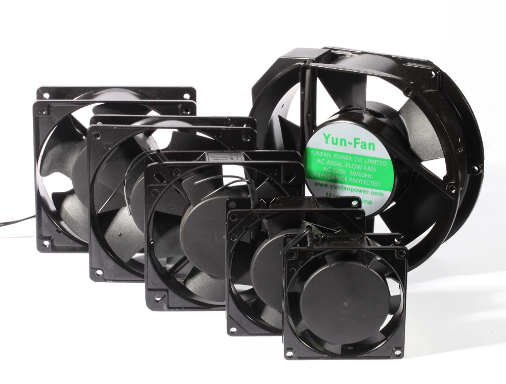 Yun-Fan 80*80*25mm AC 110v/220v/380v 3 Inch 8025 Electric Motor Cooling Fan