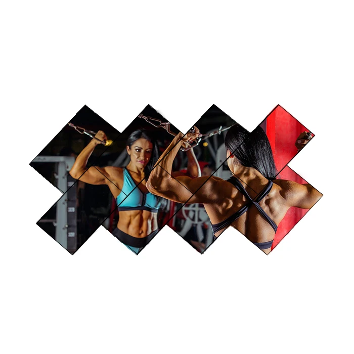 46 inch 3.5mm Bezel  4K 3x3 Seamless Advertising LCD Video Wall Screen with Systems