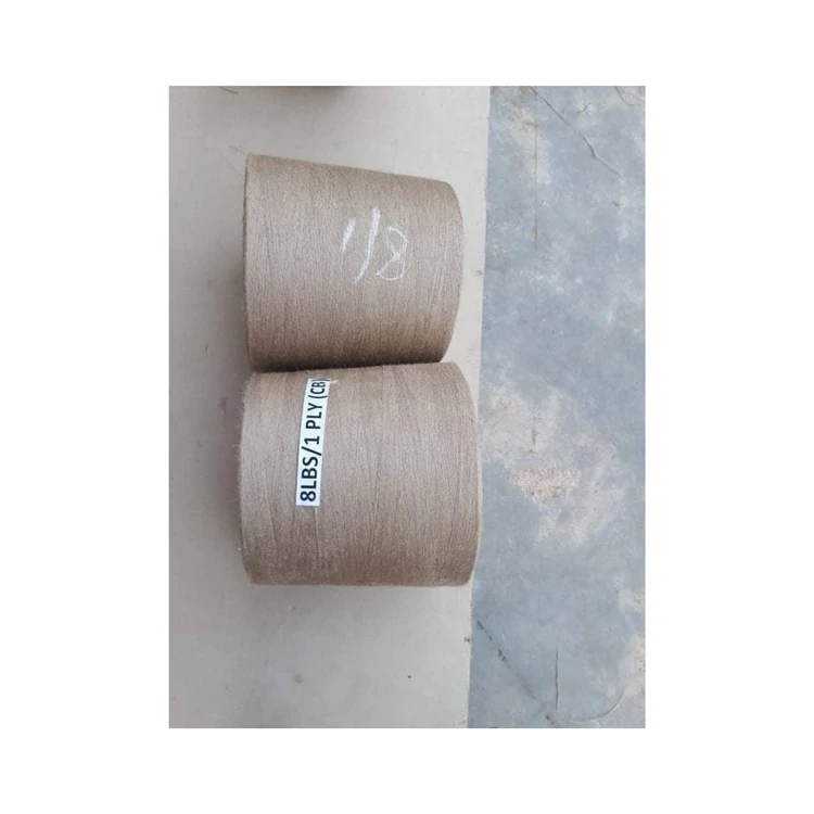 Factory direct price heavy duty reusable natural color braided 100% jute yarn for rope