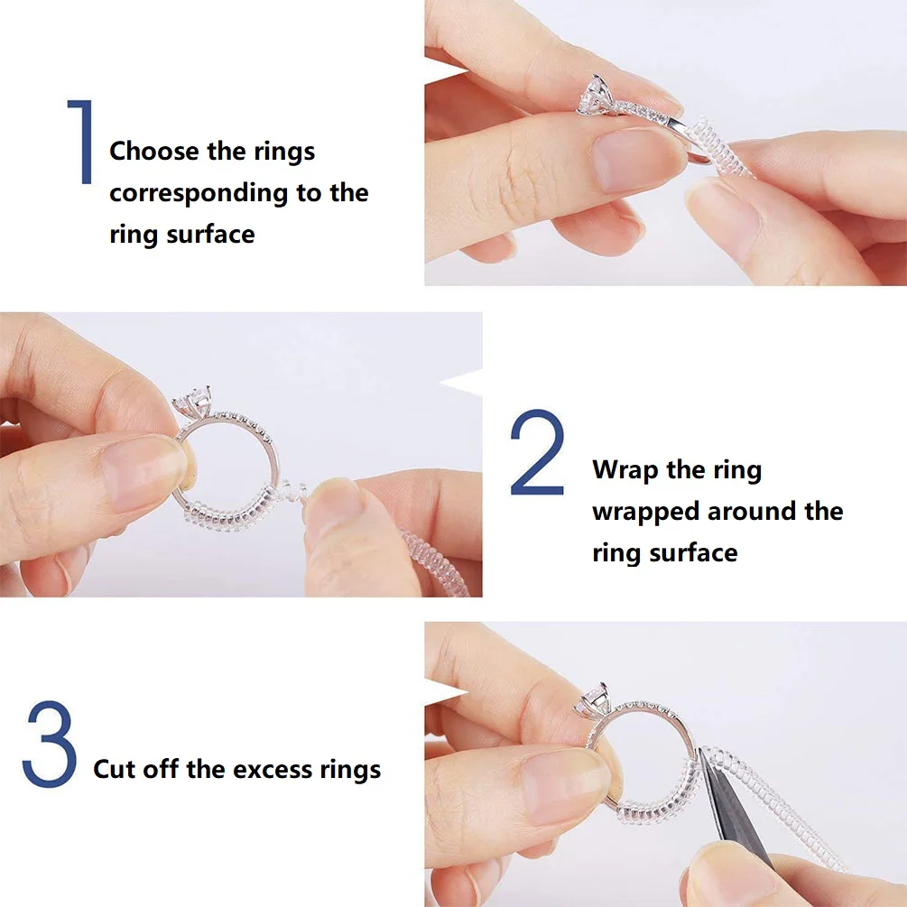 Diamond ring size modification water artifact ring adjustment accessories rope ring line fish wire transparent