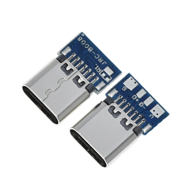 24 Pins Double-Sided Forward Backward Plug Type-C USB 3.1 Female Plug Connector Socket Type-C USB Type C Female Connector