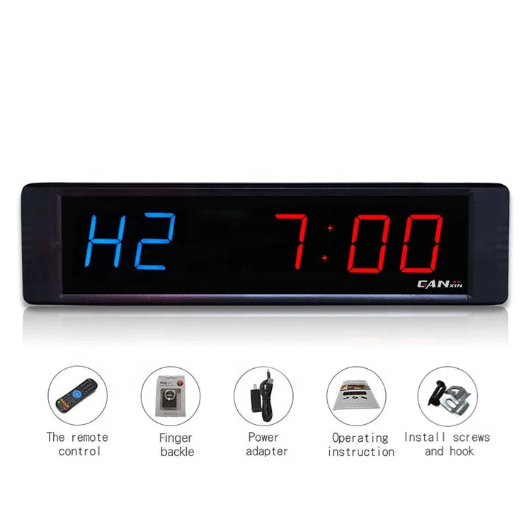 hot selling wall clock Interval Digital Tablet Timer Good Sport Screen Working Room Gym Clock