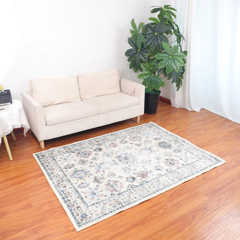 Modern Chinese Living Room Carpet Simple Bedroom Decoration Area Rug Large Absorbent Non-slip