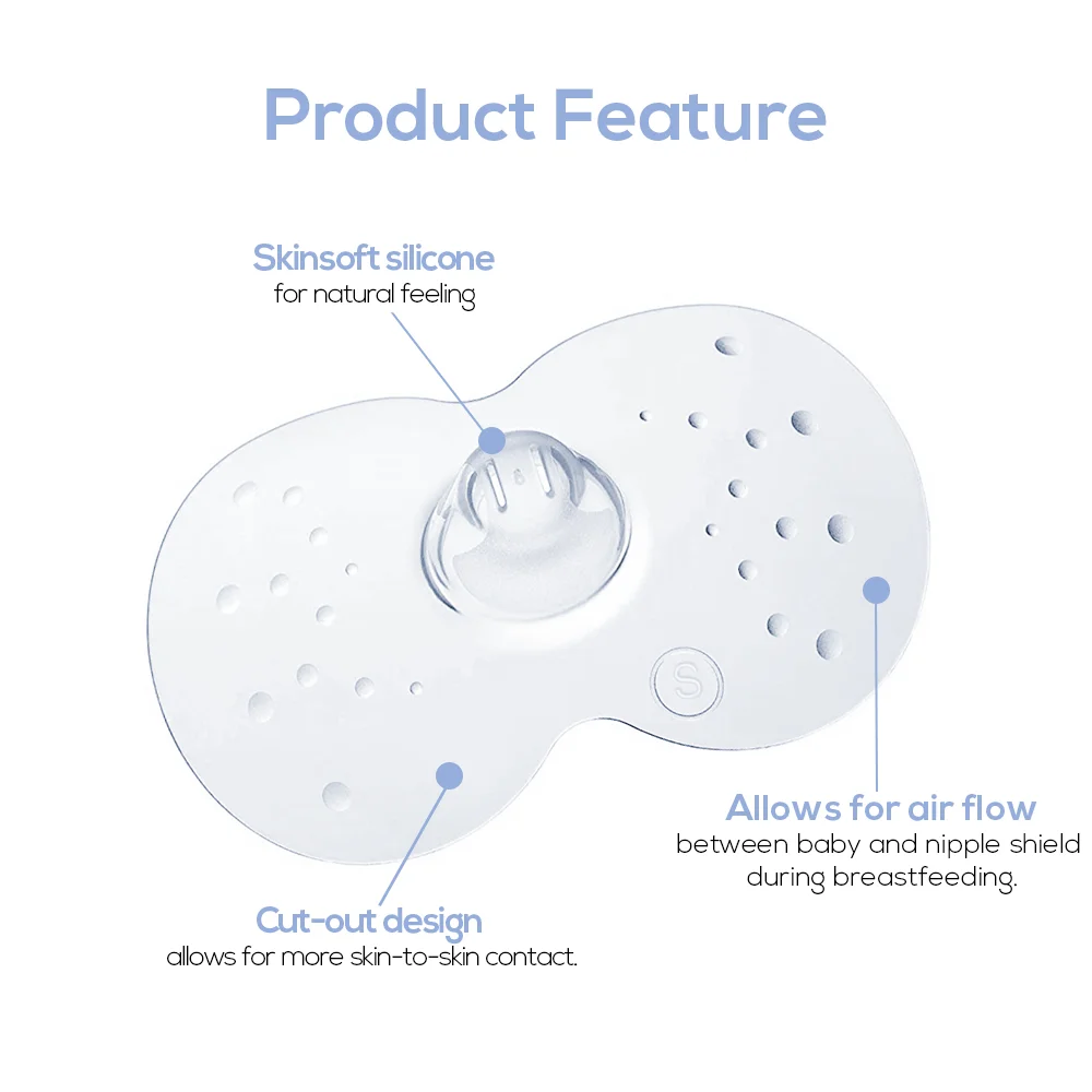 Silicon breast shield nipple shield breast cover Baby Favorite Real Breast Milk Touch Pacifiers For Children Feeder