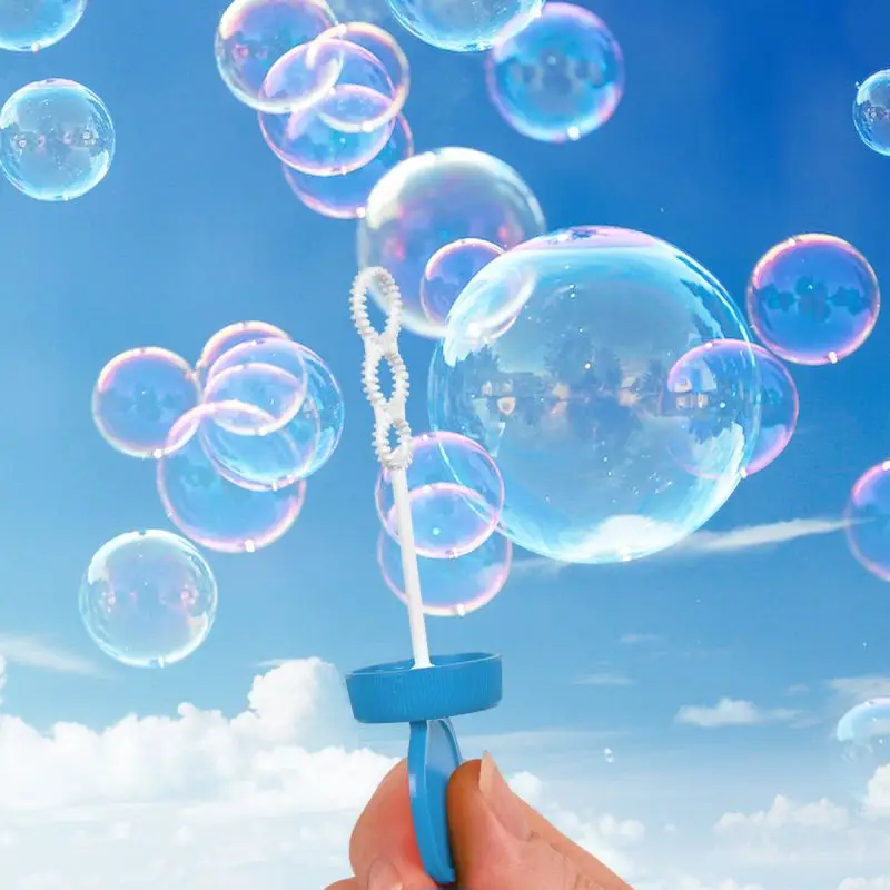 Excellent Material plastic bubble machine water bubble Refill Soap Bubbles Portable