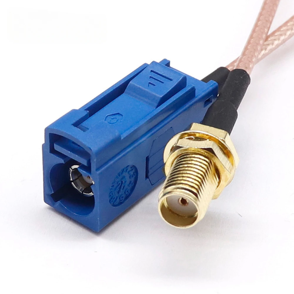 Fakra-C Female Head To SMA Female Head Blue C-Type Connector Adapter Cable GPS Antenna Cable RG316